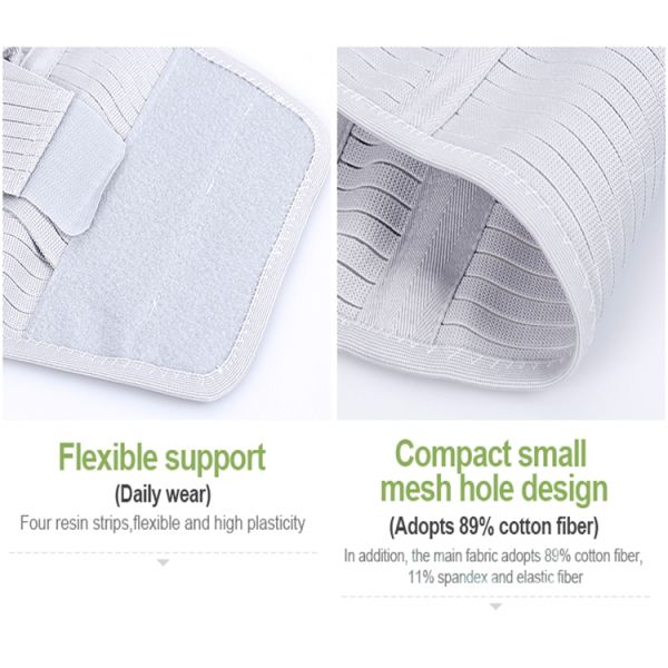 Double Pull Adjustable Elastic Back Brace Belt Waist Support S M L XL Size