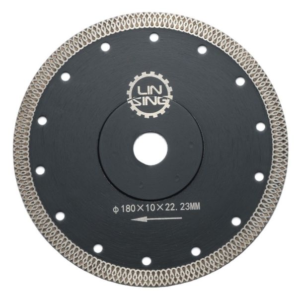 180mm Turbo Diamond Saw Blade for Cutting and Grinding Tools on Ceramics Marble