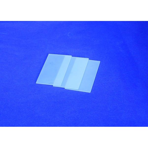 Smooth Fused Silica Slides Near Infrared Spectroscopy Customized Clear Quartz