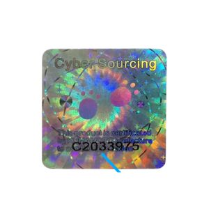 Security Hologram Sticker Printing Holographic Double Sticker Labels