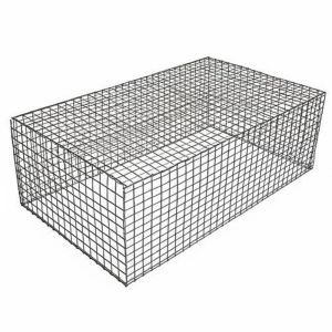Triple Twist Low Carbon Steel Wire Gabion Basket 2*1*1m Easy to Install for