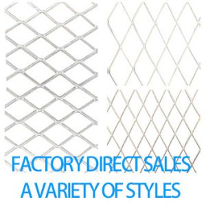 Manufacturers direct diamond steel plate mesh mechanical anti decoration ceiling