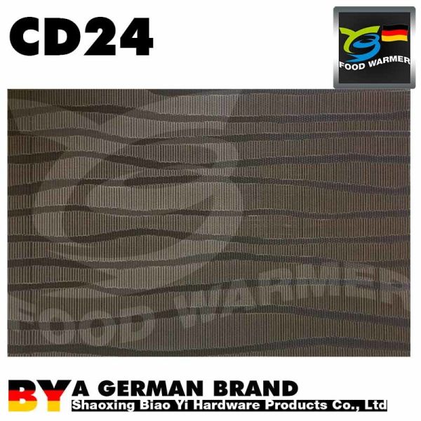 Customised Heat Resistant Placemats Irregular Wave Pattern Design Rectangle