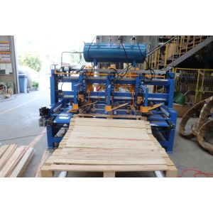 Automation European Pallet Legs Nailing Machine Wood Pallet Foot Pier Automatic
