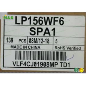 15.6 inch and 1920*1080 LG LCD Panel LP156WF6-SPA1 AH-IPS, Normally Black,