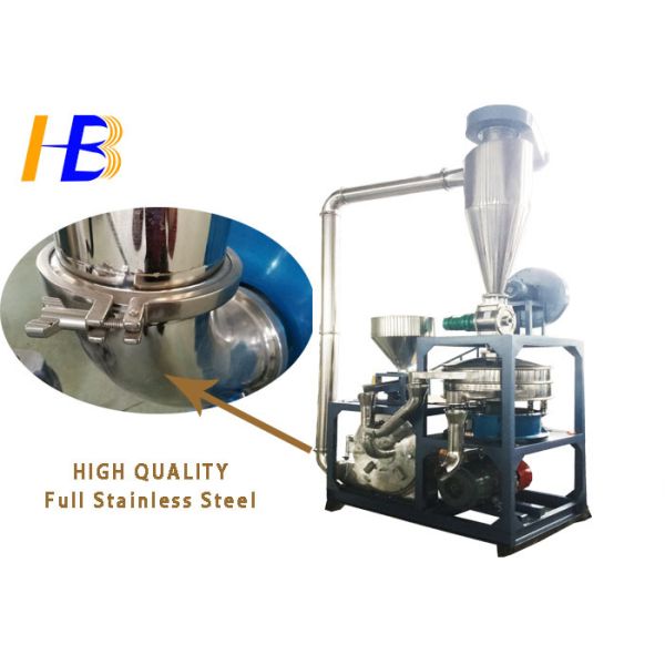 LDPE Granules Stainless Steel Graining Machine Water And Wind Cooling System