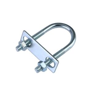ZINC Finish U Bolt And Fastener For Customized Colors Bracket Shaped Structure