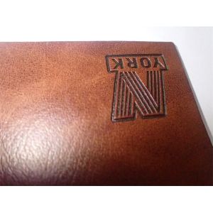 Custom Leather Label Design Clothing Embossed Leather Patches For Garment
