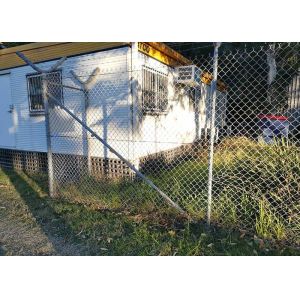 PVC Coated Chain Link Fencing Mesh Size 60*60mm And 48*2mm Post