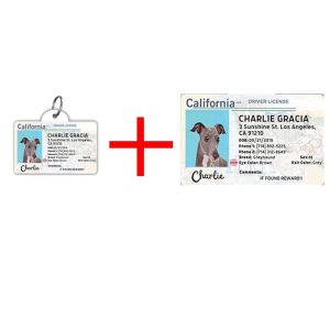 Blanks Personalized PET License Tag For Pets Sublimation MDF Dog ID Anti-Lost