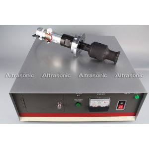 20Khz Ultrasonic Oscillator Transducer With Booster Flange Titanium Sonotrode