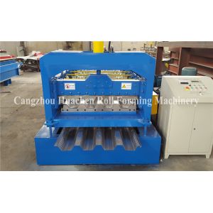 High Speed Galvanized Steel Floor Deck Roll Forming Machine 28 Rows