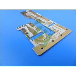 Rogers laminates fabricate RO3006 2-layer RF PCB with Pure gold wire bonding for