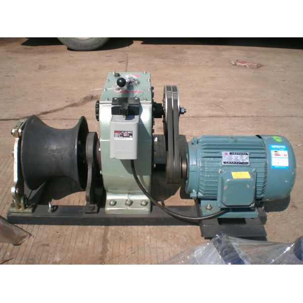220V / 380V 5 Ton Electric Engine Powered Cable Capstan Winch For Pulling