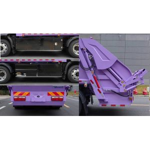 Pure Electric 8-Square Energy Compression Garbage Truck Meeting Customer