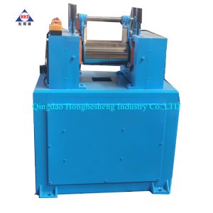 Small Two Roll Open Rubber Mixing Mill Laboratory Scale PLC Control 380V