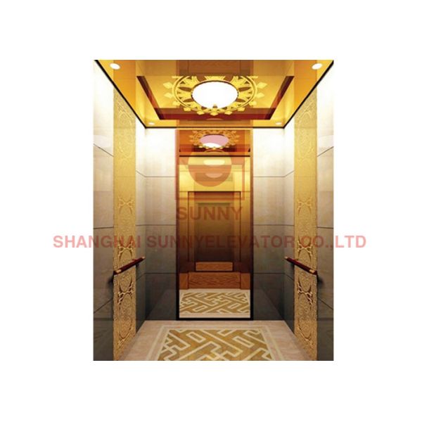 Quality Gearless Motor SUS304 Luxury  Interior Home Elevator With CE Certifications wholesale