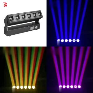 LED Pixel Indoor Zoom Beam Wash Bar 6pcs 40W RGBW 4-In-1 For Stage Event Party