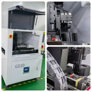 1.0mm*1.0mm QR Code PCB Laser Marking Machine 800KG