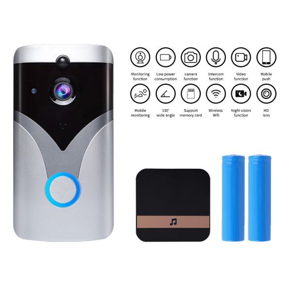 Quality Active Viewing Wireless Video Door Phone 2.0 Mega Smart Wifi Doorbell Cloud Storage wholesale