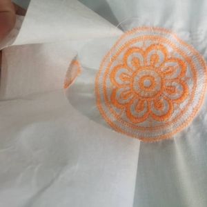 Polyester/Cotton Nonwoven Fusible Embroidery Backing Interlining Nonwoven for