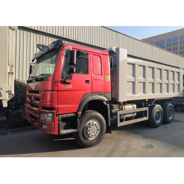 Quality Sinotruk Howo Tipper Dump Truck 400Hp 6 × 4  20CBM Front Lifting Hydraulic Cylinder wholesale