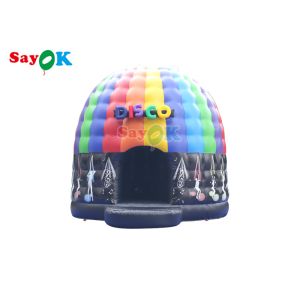 5m 16.5ft Disco Dome Inflatable Bounce House With Disco Light