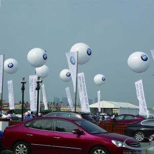 Giant outdoor advertising inflatable helium missile balloon helium number