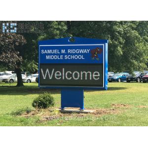 1/4 Scan Single Color Led Display White For Shops / Office Building