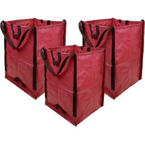 China Heavy Duty Home and Yard Waste Bag Woven Polypropylene, Reusable Lawn and Leaf Garden Bag with Reinforced Carr on sale