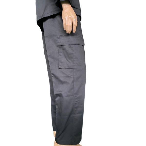 Black Ceremonial Uniform Set Casual Comfortable Top With Pants 45 Wool 55 Polyester Material