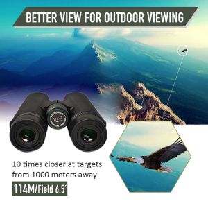 Bird Watching 10X42 HD Binocular Auto Focus Telescope With Bright Large View