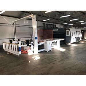 Three Colors Flexo Printer Slotter Machine Die Cutter Carton Box Making Machine