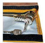 Fire Resistant Courier Bag – Made to Order With the tuff hide trim, square