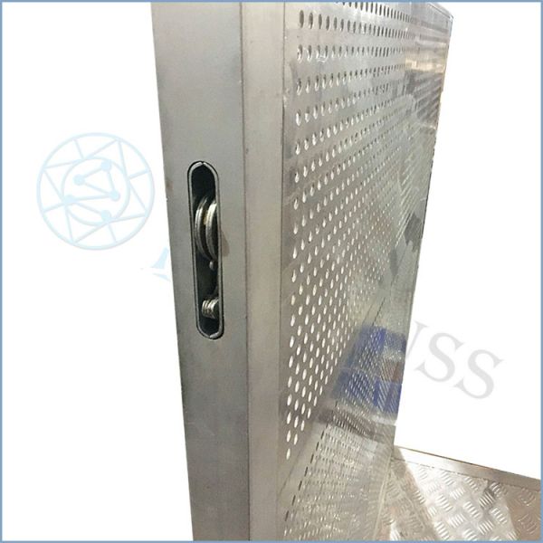 6061-T6 Aluminum Concert Stage Barrier 1.27m*1.0m*1.2m Unit Size