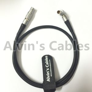 Cheap 4 Pin Right Angle Male To 4 Pin Staight Male Adapter Cable For Teradek for sale