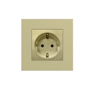 PA Champagne Electrical Power Socket , schuko 16 Amp Smart Plug