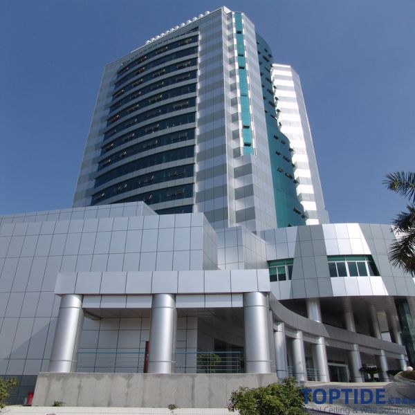 Acoustic Absorption Solid Wall Cladding Panels For Facade Decoration Large Area