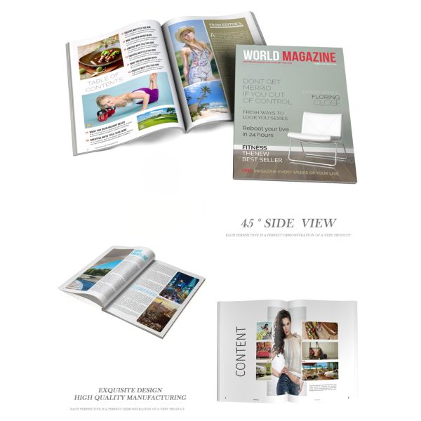 A4 Size Softcover Paperback Book Printing , Print On Demand Services