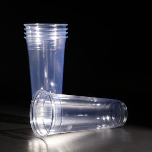 China Stackable Printed Plastic PET Cups for Parties and Events on sale