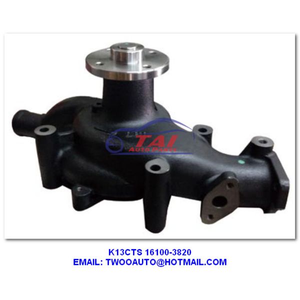 Quality K13cts Car Power Steering Pump 16100-3820 , Truck / Trailer / Car Cooling Water Pump Type 16100-3820 For Hino K13cts wholesale