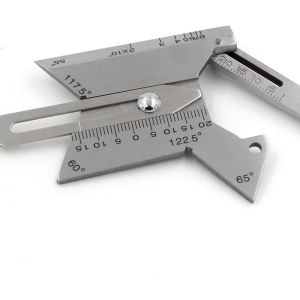 Silver HJC30 Double Slide Stainless Steel Welding Gauge for Multi Function