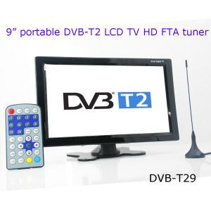 DVB-T29 9 inch portable DVB-T2 LCD TV monitor 2014 HD FTA digital TV receiver