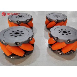 Smart Robot Omnidirectional 300kg Load Mecanum Wheel 152 Mm