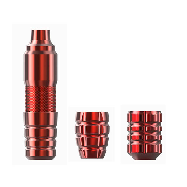 Red Color Tattoo Pen Machines Rotary 5 Volt With Coreless Motor