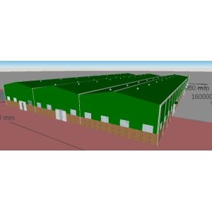 Light Steel Structure Warehouse Customized For Agricultural Application