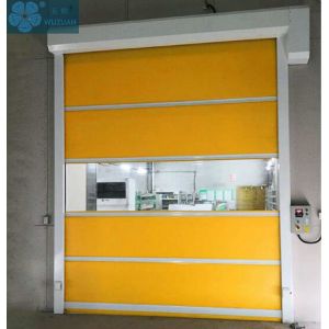 2000mm Width 0.9mm Curtain High Speed Rolling Doors