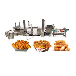 Food Beverage Shops Must-Have Continuous Fryer for French Fries Plantain Chips