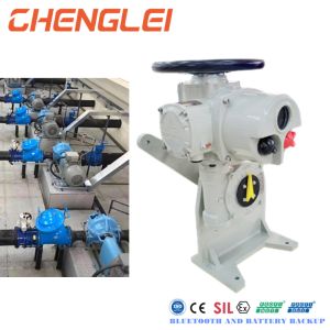 Multi-Voltage PTFE Electric Rotational Actuator with Flange Connection for Valve