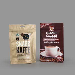 Reusable Surface Printing CMYK Or Custom Custom Printed Coffee Bags for Unique